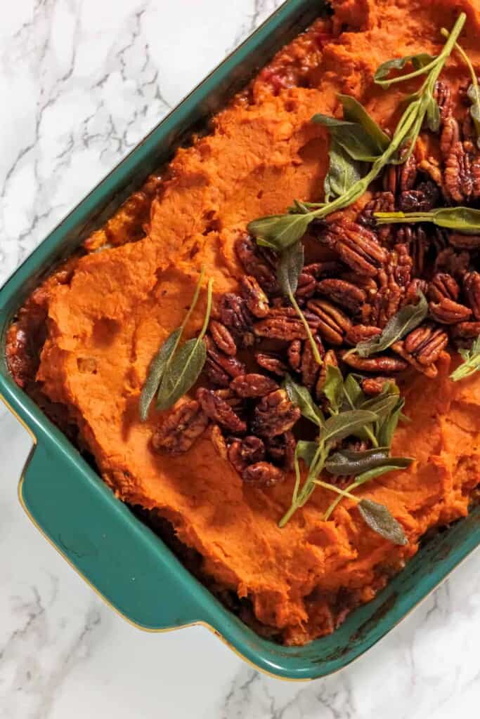 Healthy Sweet Potato Turkey Shepherd's Pie