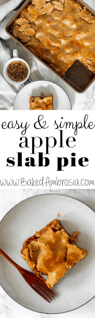 Easy and Simple Apple Slab Pie