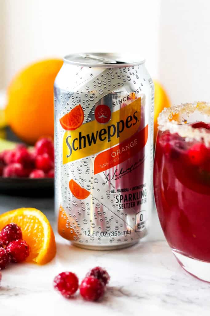 Sparkling Orange Cranberry Margaritas