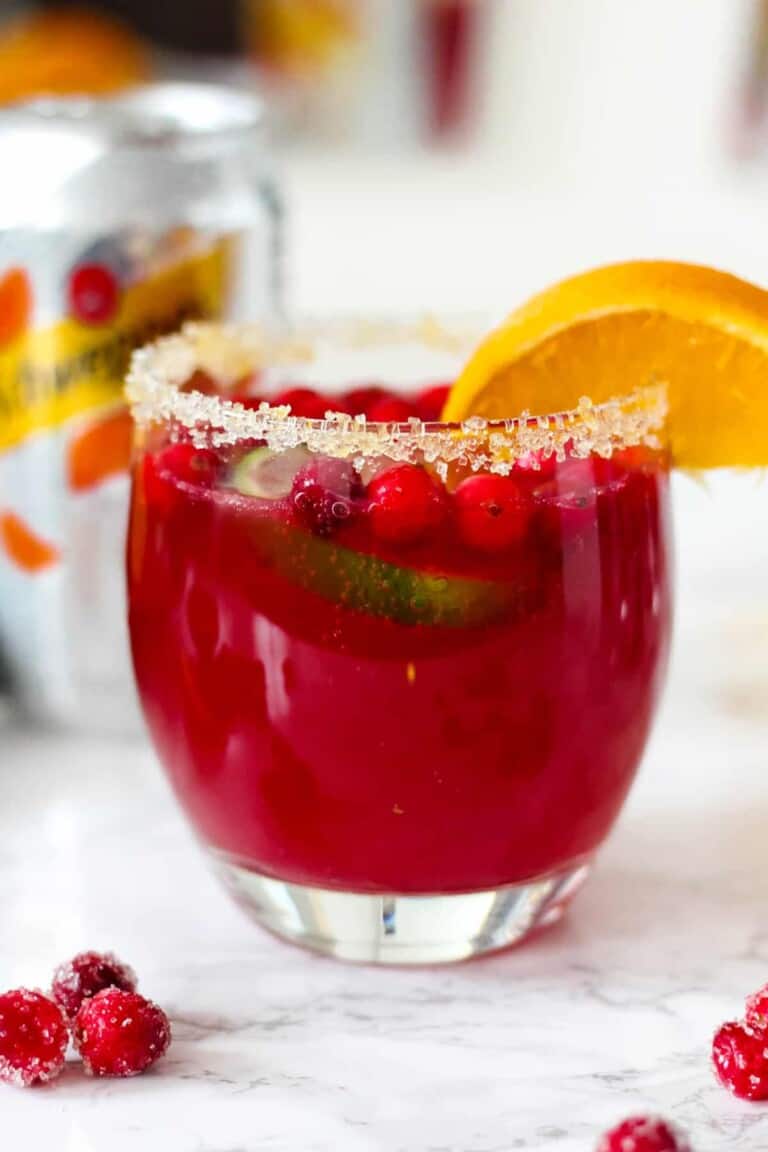 Sparkling Orange Cranberry Margaritas