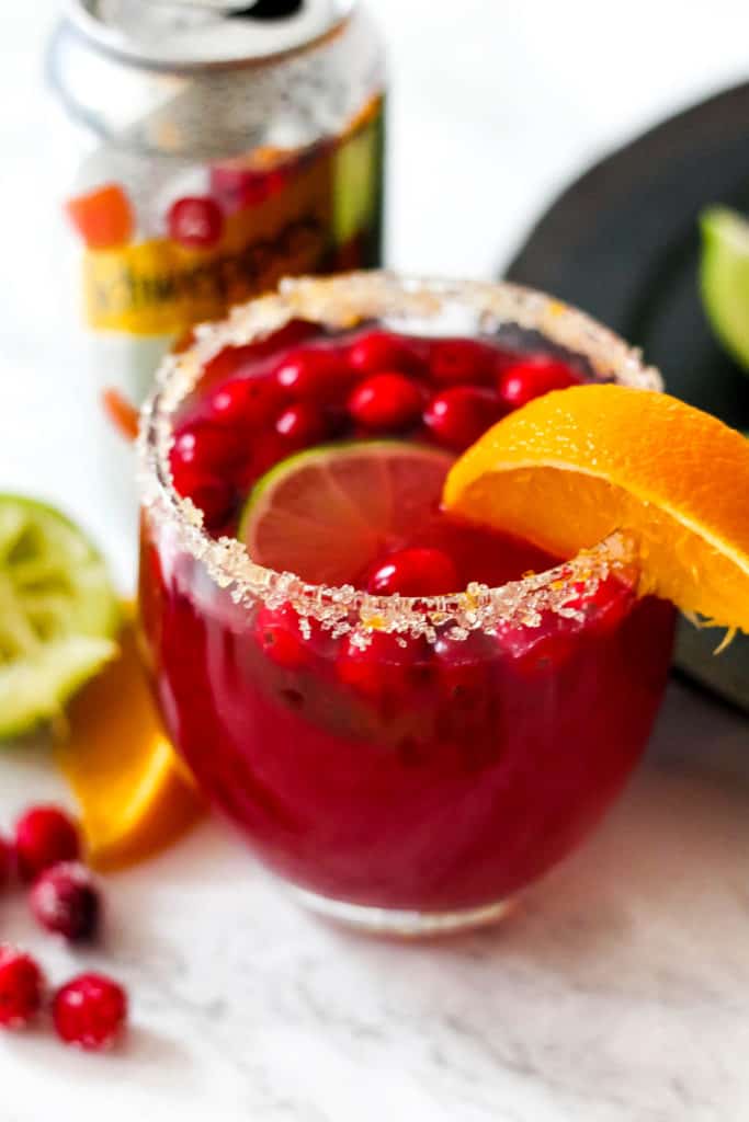 Sparkling Orange Cranberry Margaritas