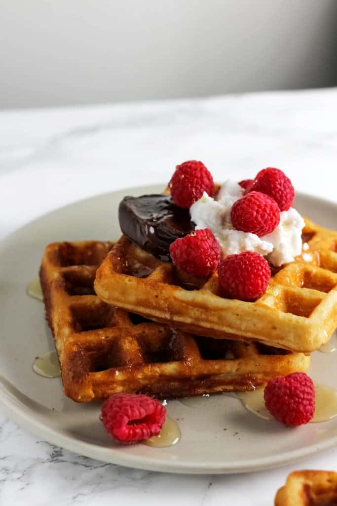 Crispy Whole Wheat Belgian Waffles 