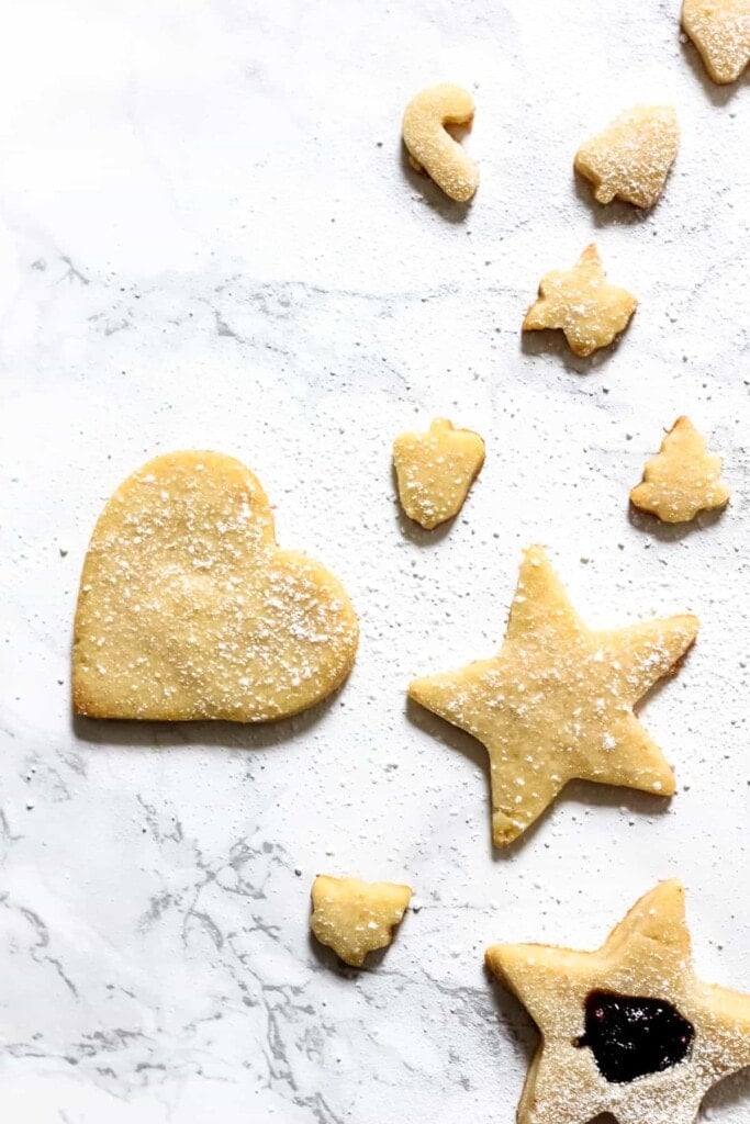 Goat Cheese Hazelnut Linzer Cookies