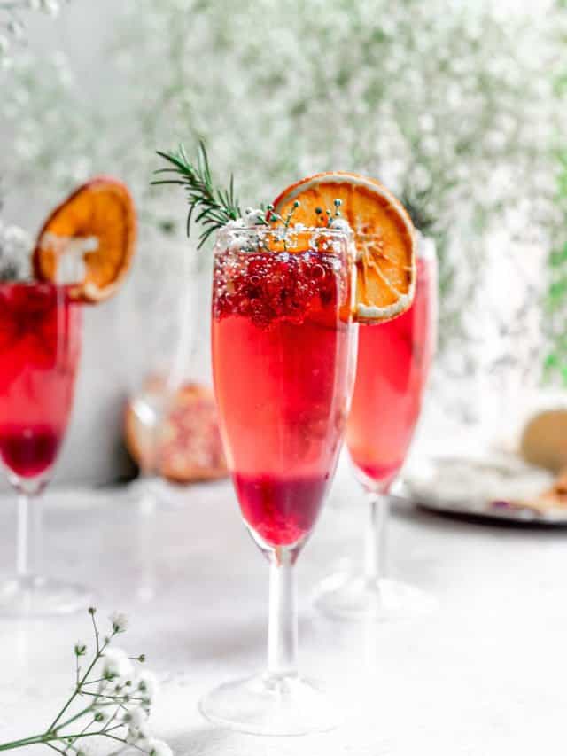 Sparkling Pomegranate Cocktails