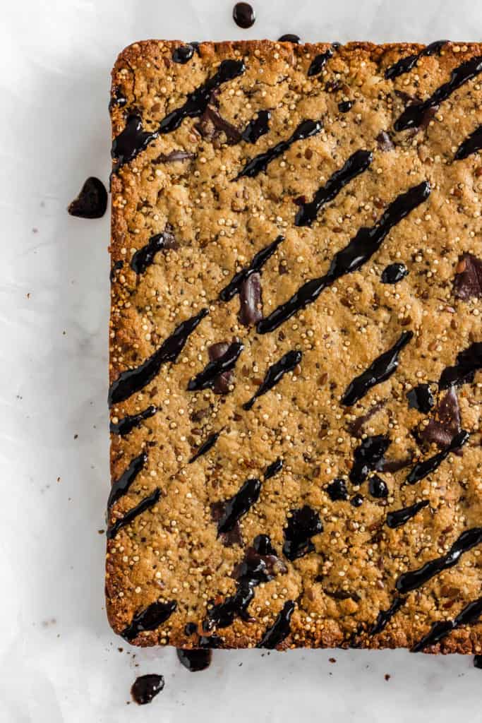 Dark Chocolate Chunk Nut Butter Blondies (Paleo, Gluten Free, Vegan) Nuttzo