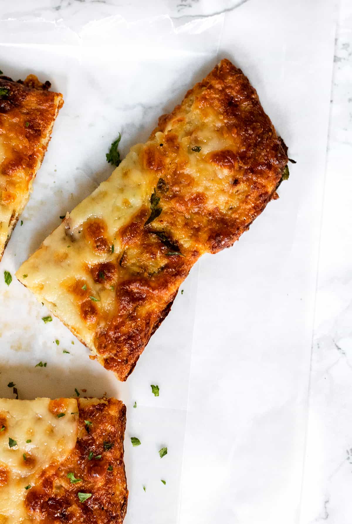 Cheesy Cauliflower Breadsticks