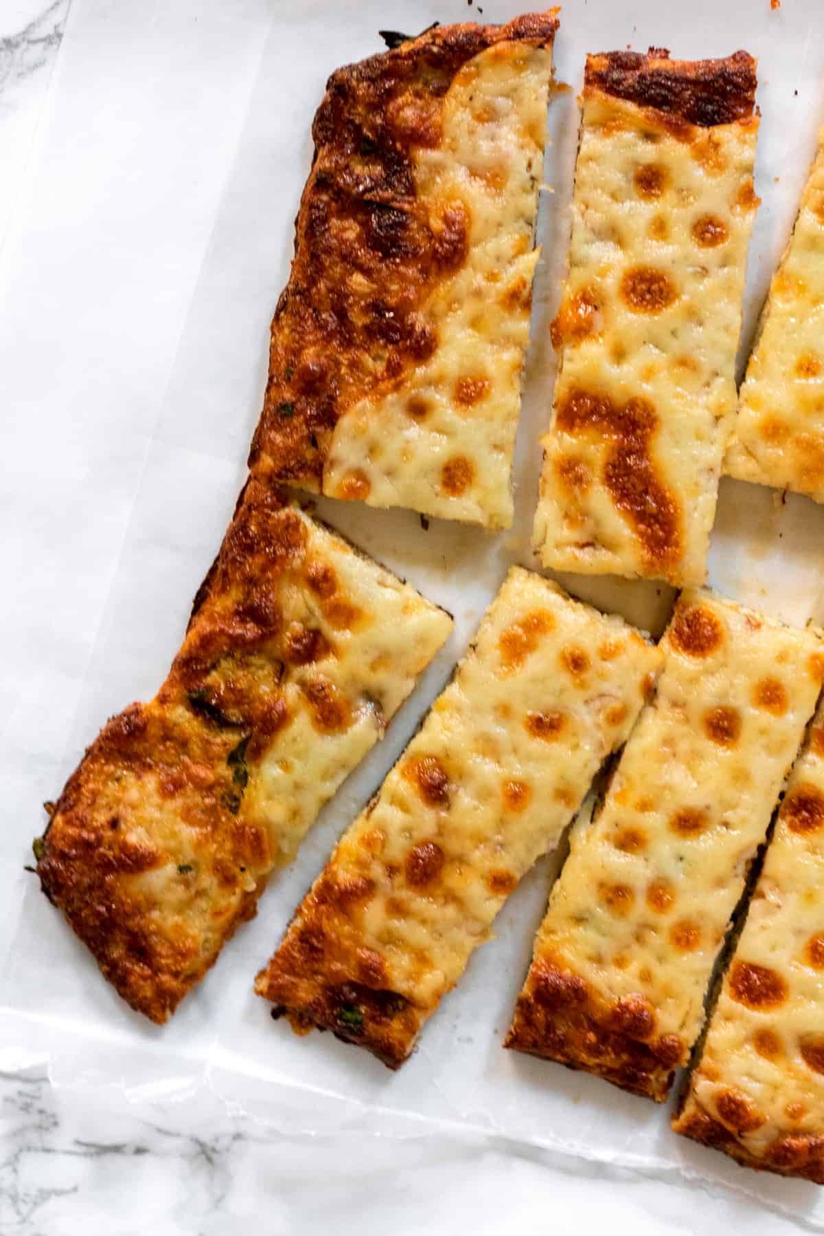 Cheesy Cauliflower Breadsticks (gluten free)