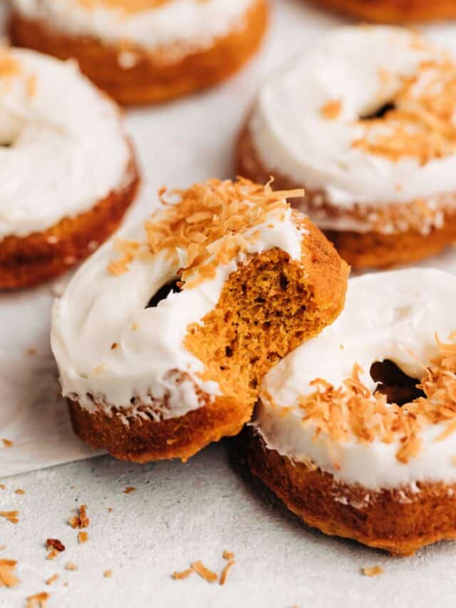 Carrot Cake Donuts