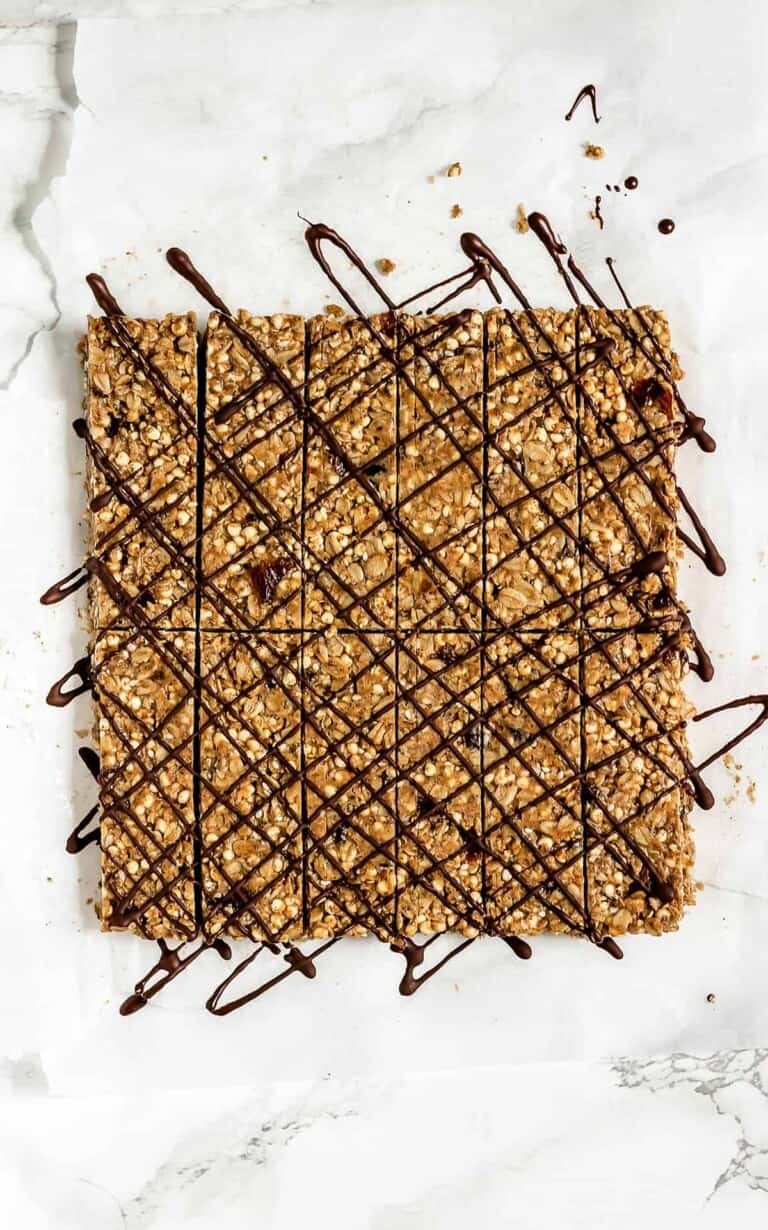 Coconut, Date, and Puffed Millet Bars (Gluten Free + Vegan)