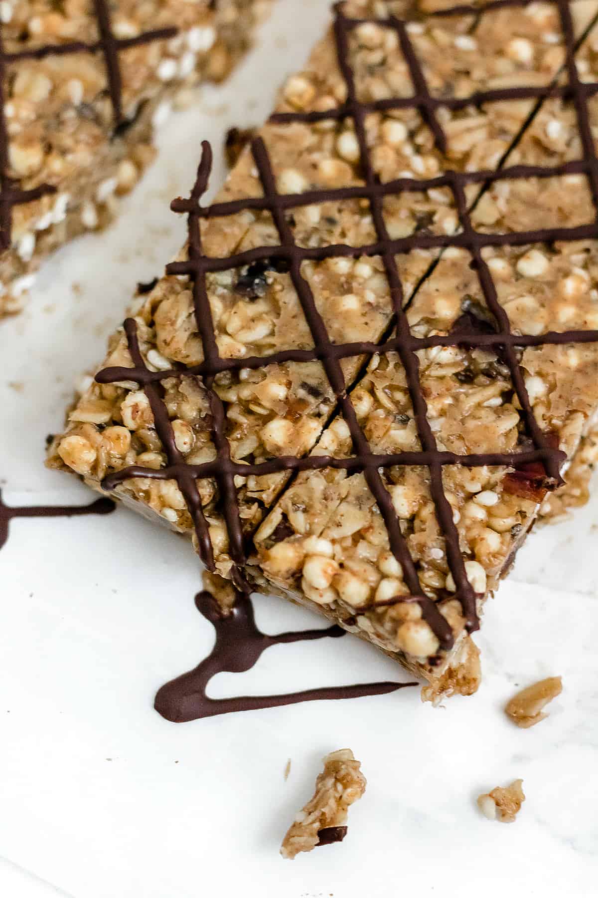 Coconut, Date, and Puffed Millet Bars (Gluten Free + Vegan) 
