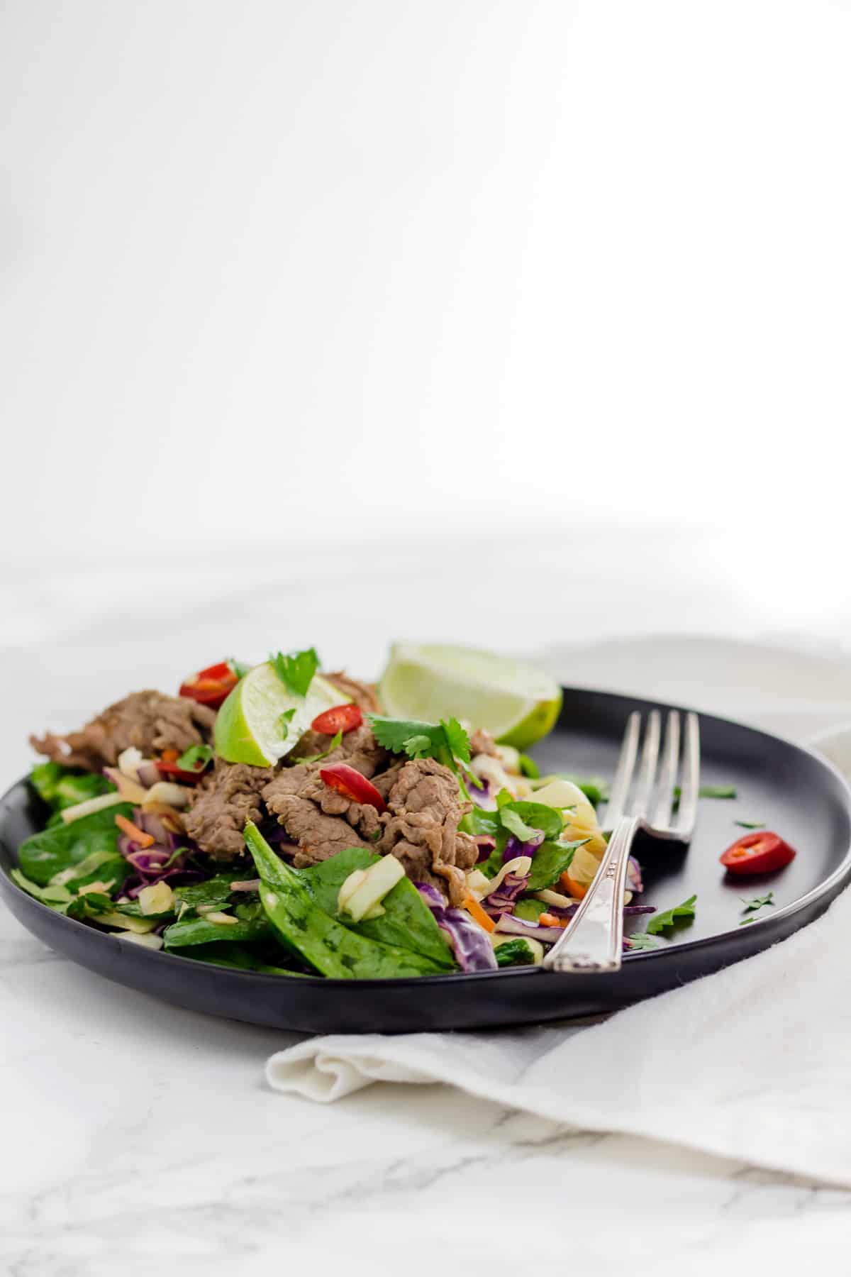 Thai Beef Salad (gluten free + dairy free)