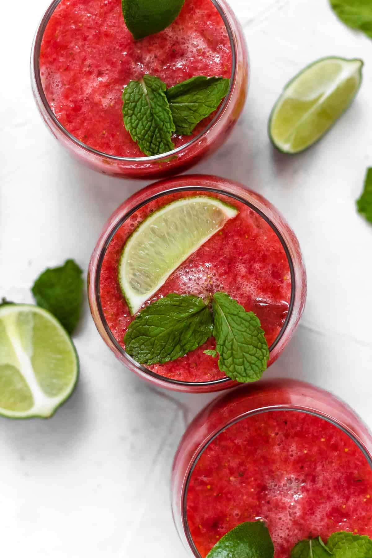 Strawberry Coconut Water Tequila Smash