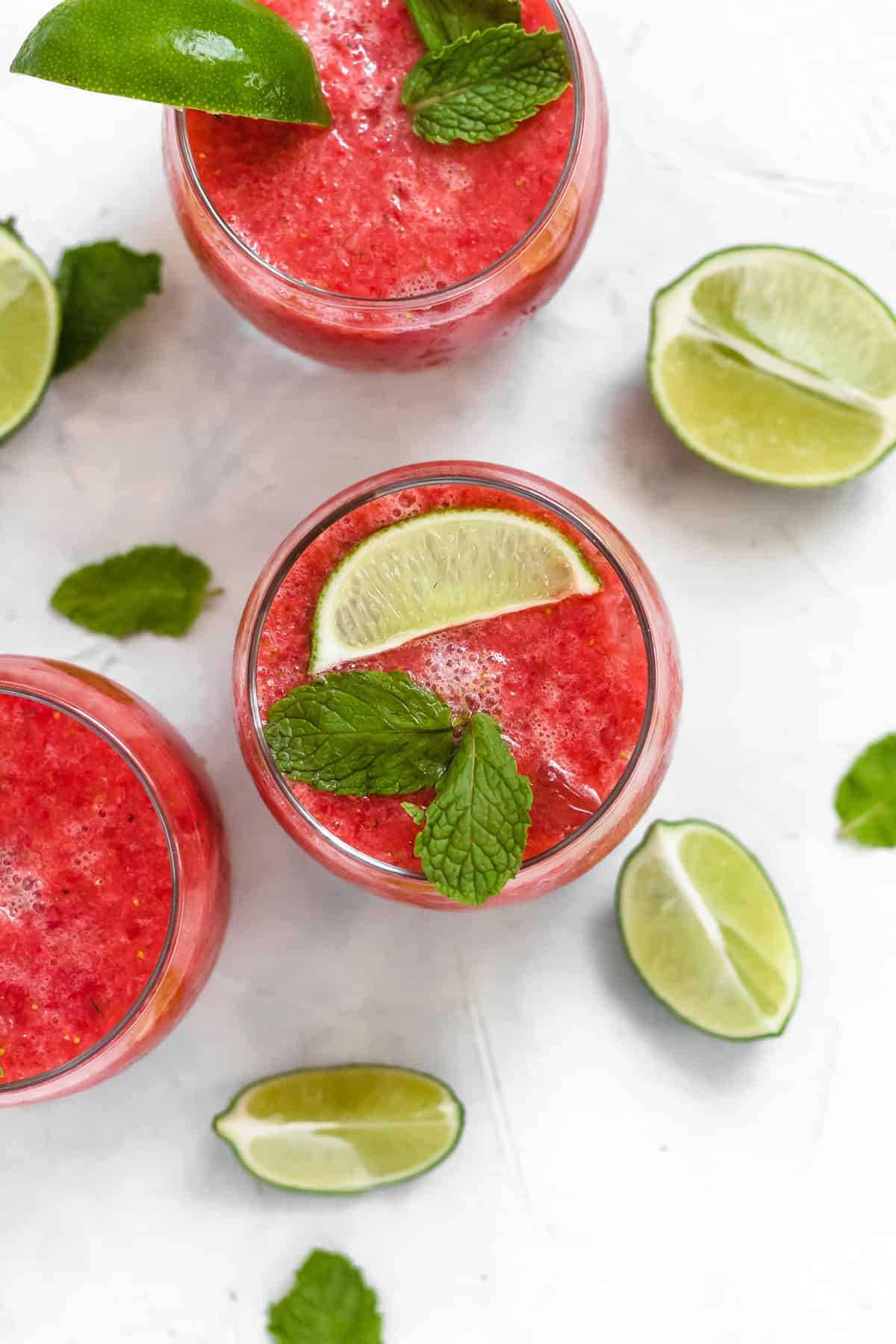 Strawberry Coconut Water Tequila Smash