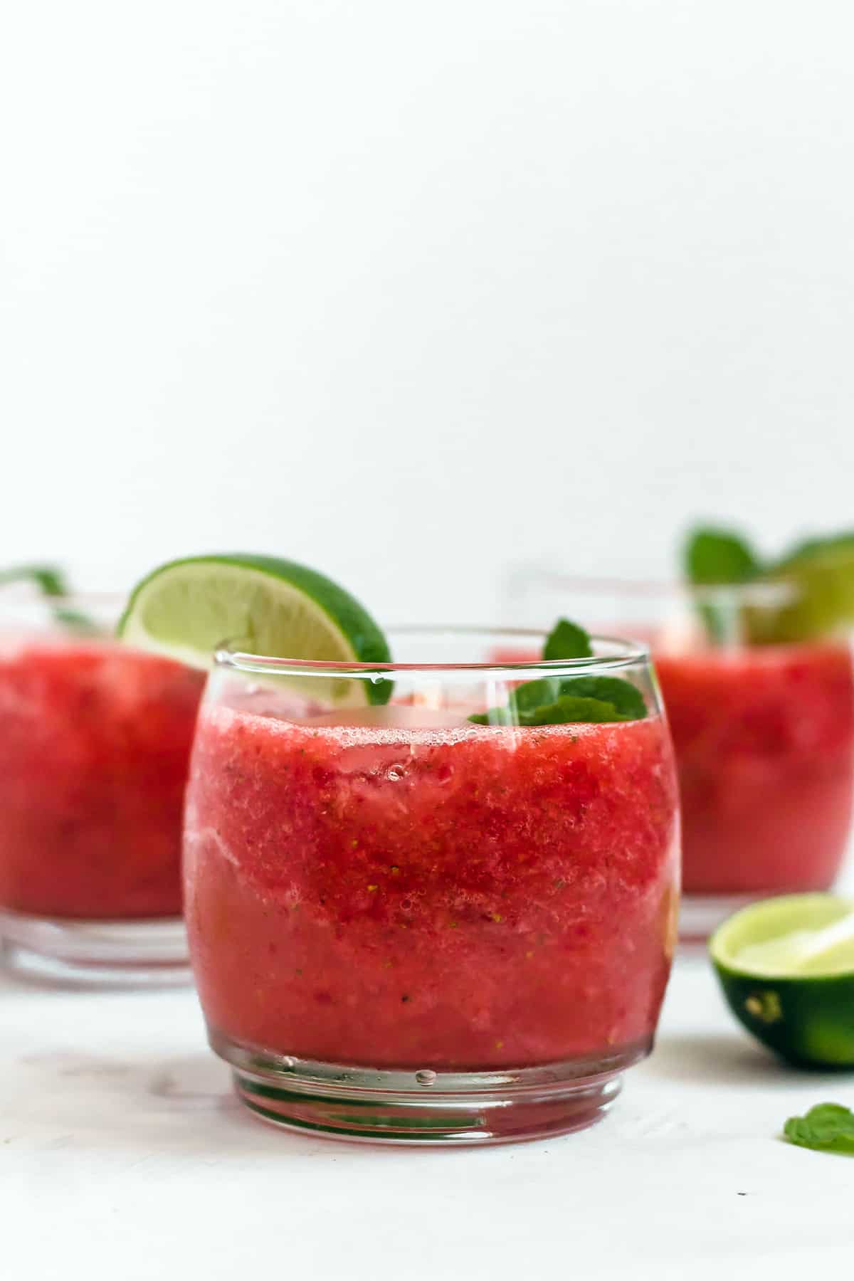 Strawberry Coconut Water Tequila Smash