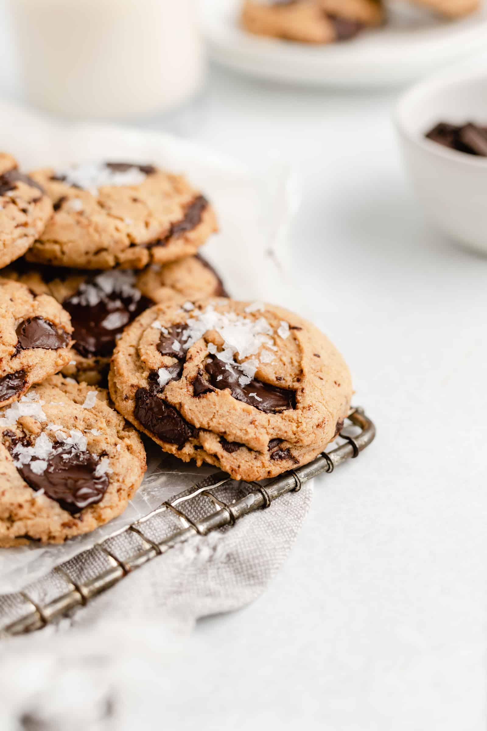 The BEST Tahini Chocolate Chip Cookies Baked Ambrosia