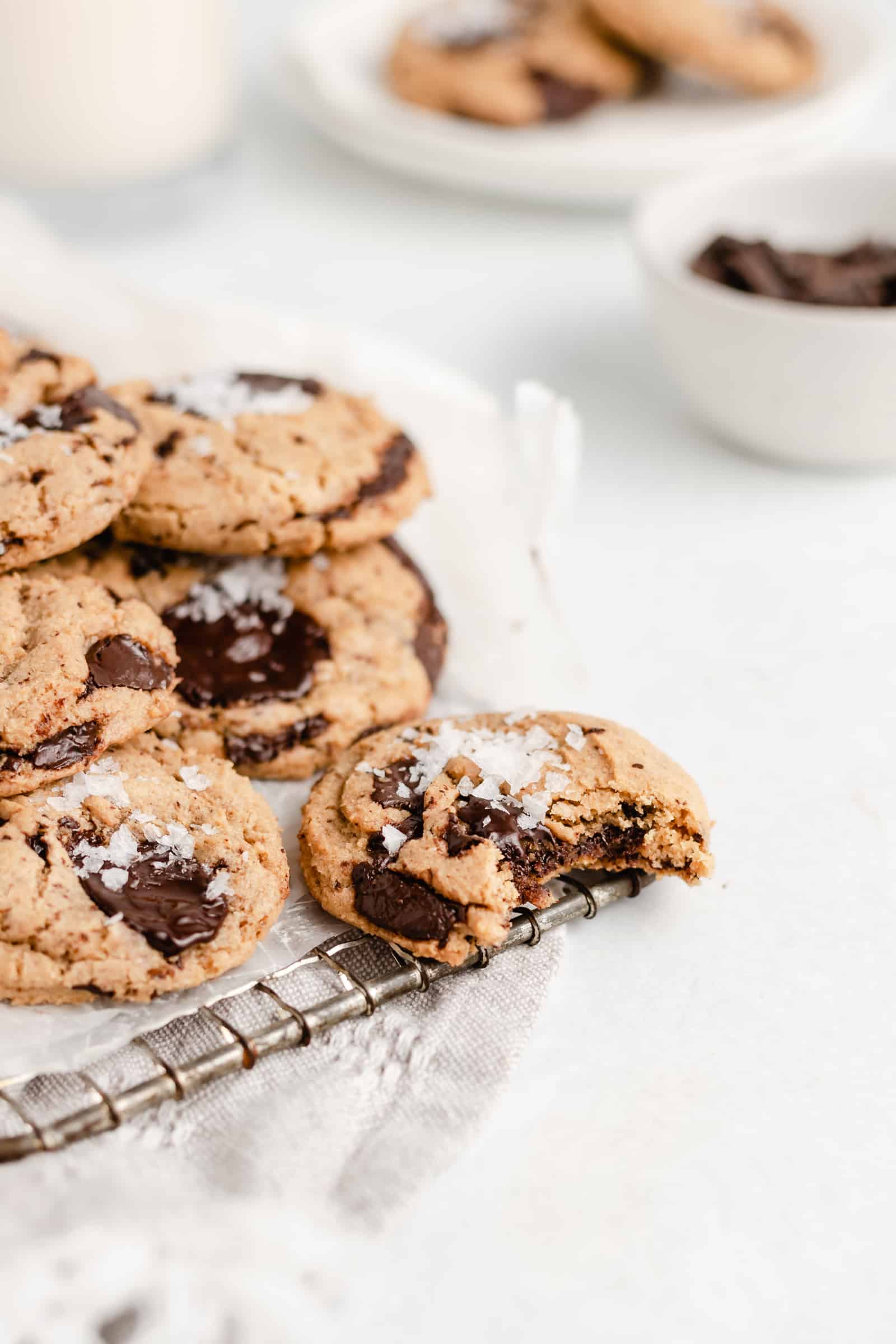 The BEST Tahini Chocolate Chip Cookies Baked Ambrosia