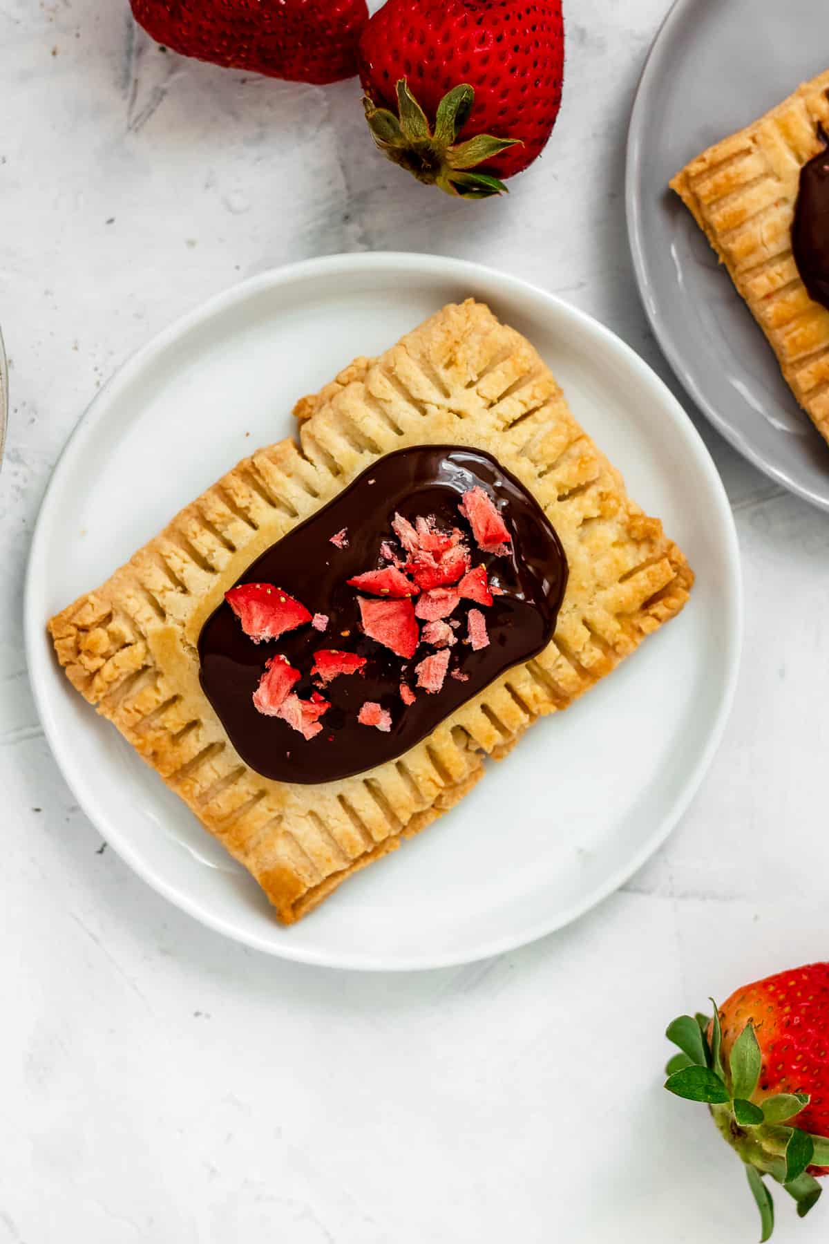 Paleo Chocolate Covered Strawberry Pop Tarts (gluten free, grain free, refined sugar free)