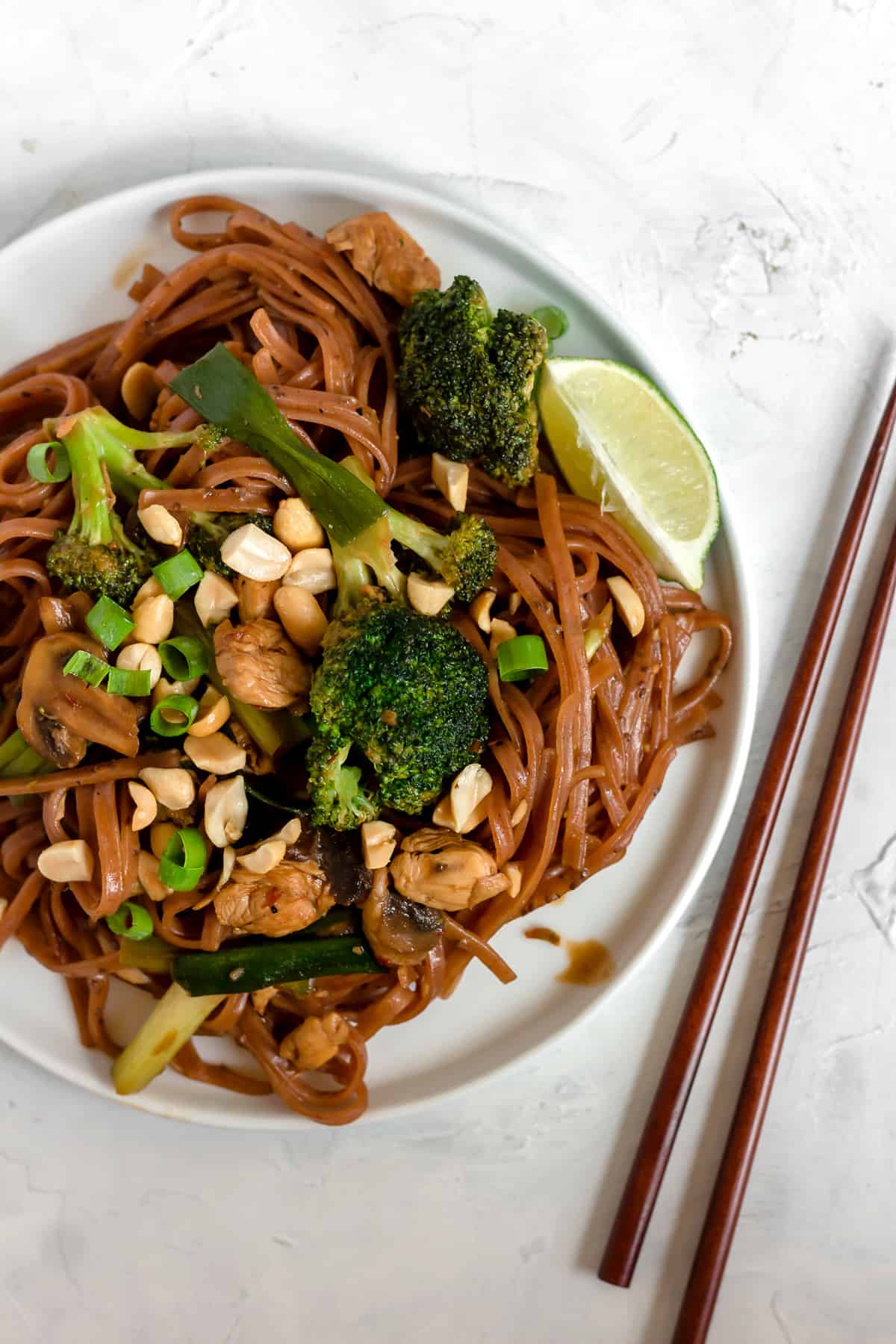 20 Minute Spicy Thai Noodles (gluten free, dairy free)