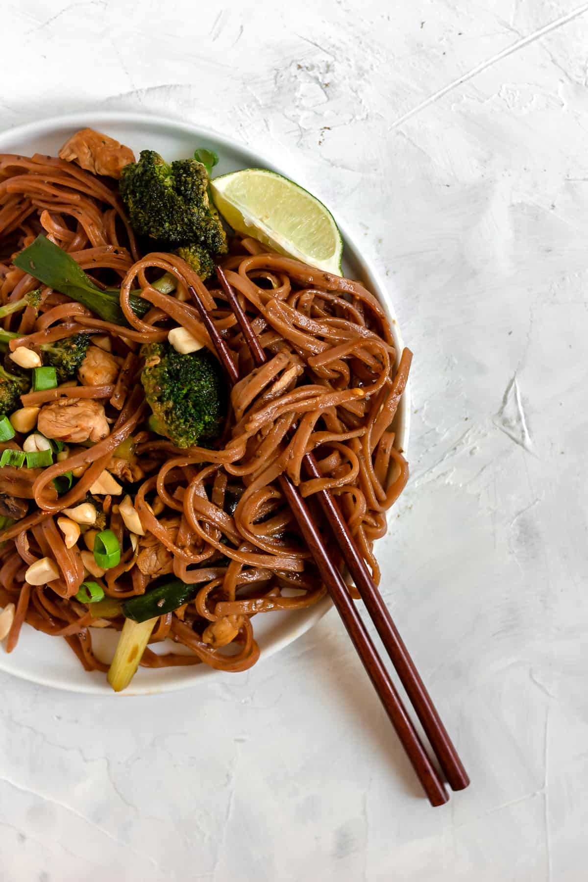 20 Minute Spicy Thai Noodles (gluten free, dairy free)