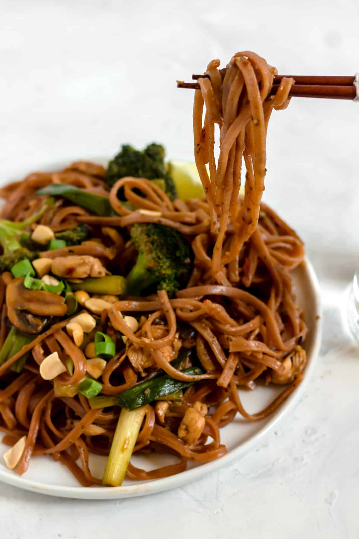 20 Minute Spicy Thai Noodles (gluten free, dairy free)