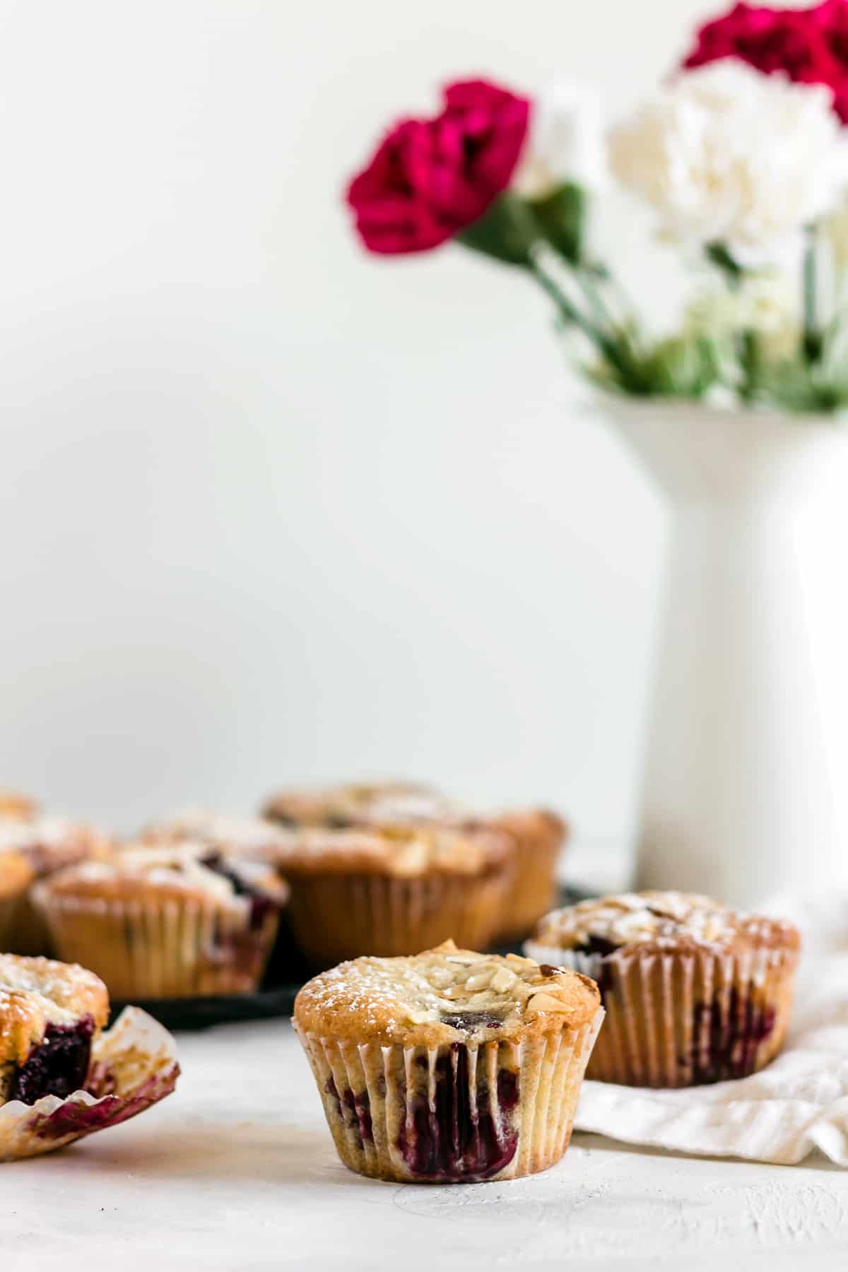 Cherry Almond Muffins