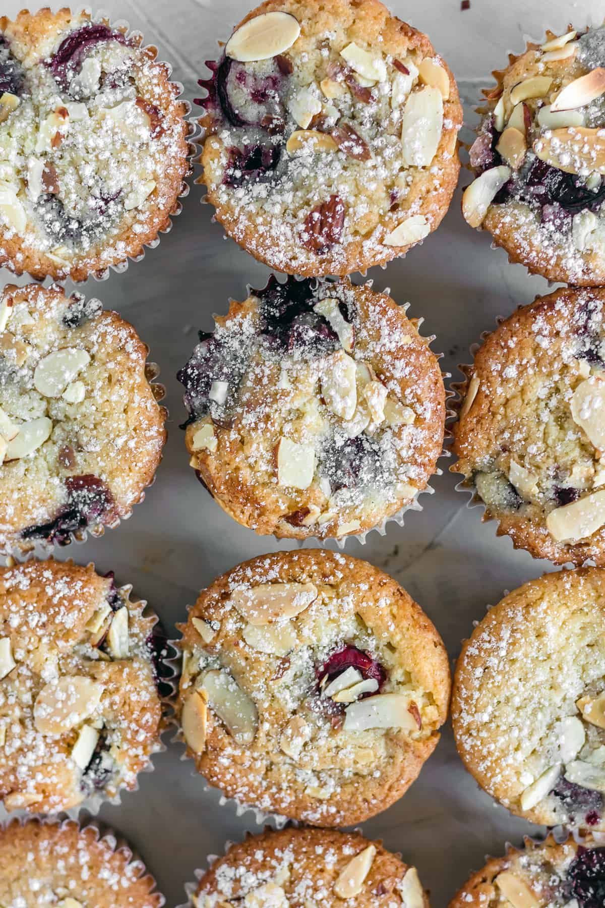 Cherry Almond Muffins