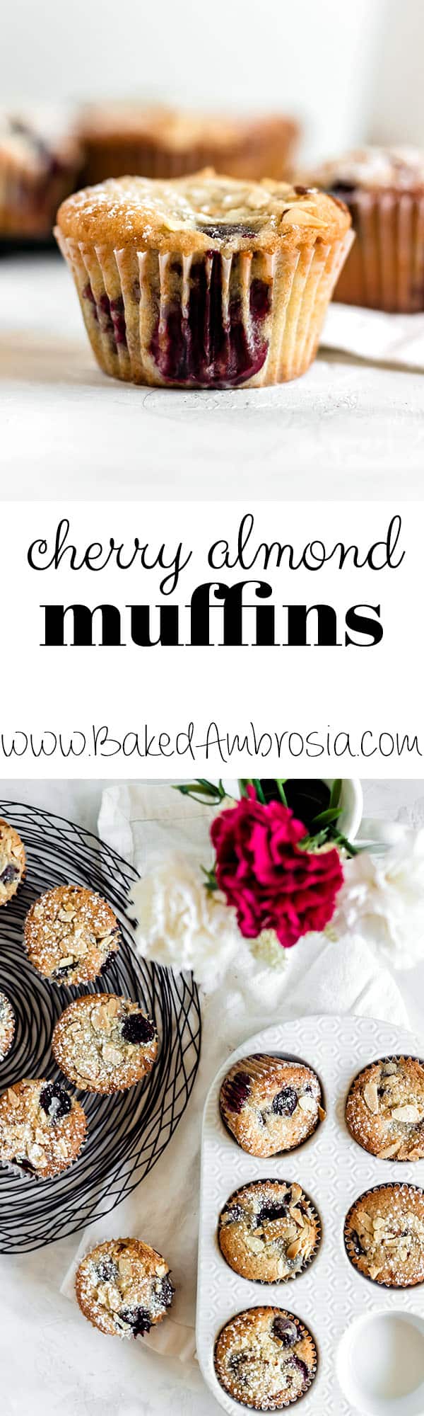 Cherry Almond Muffins