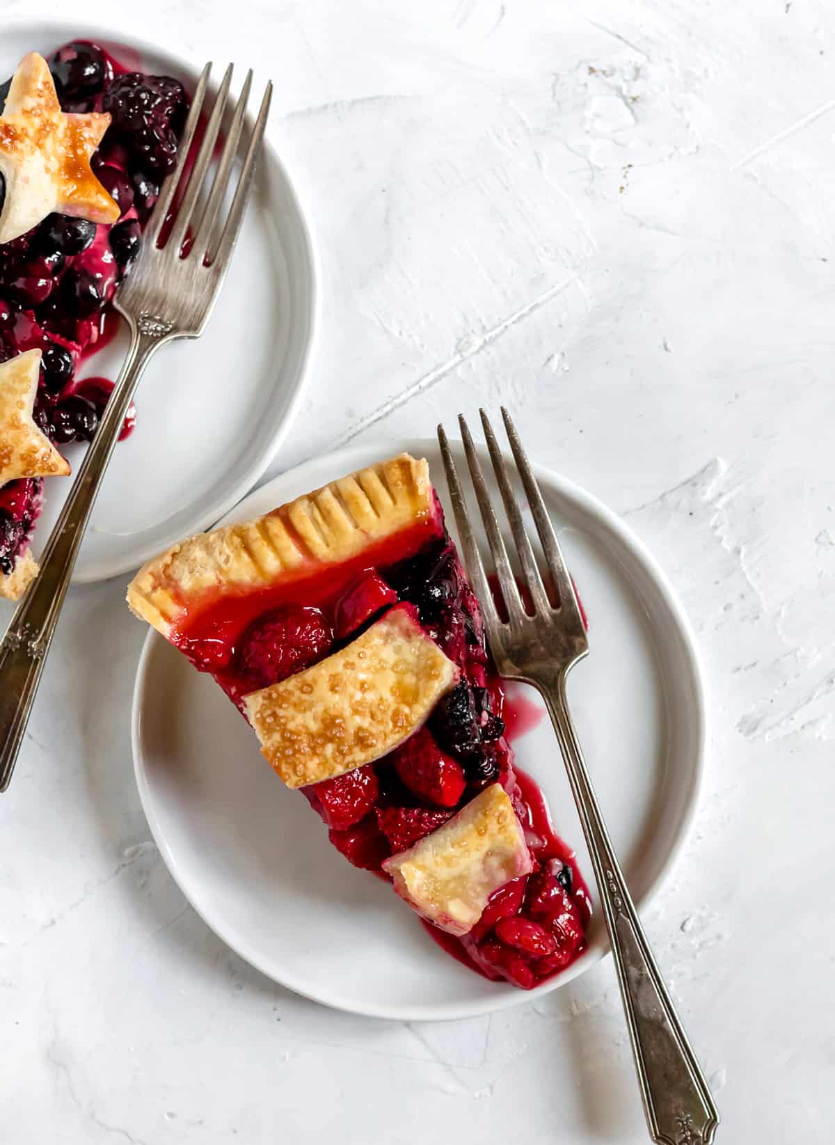 Easy American Mixed Berry Pie for the 4th of July