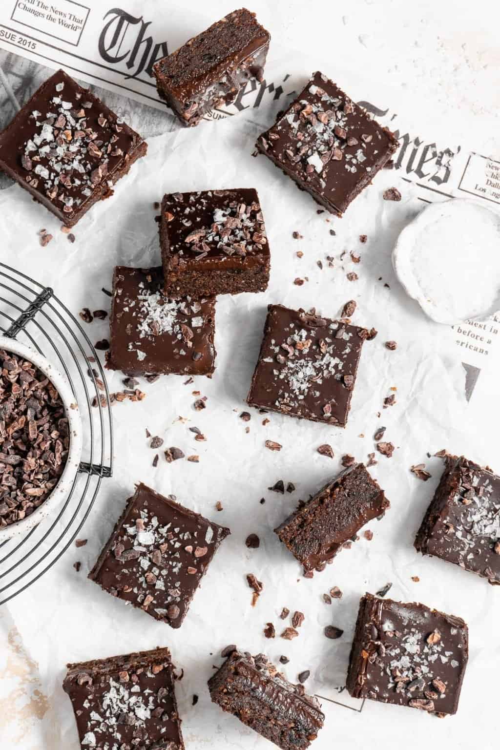 Healthy NoBake Brownies (vegan, gluten free, no refined sugar) Baked