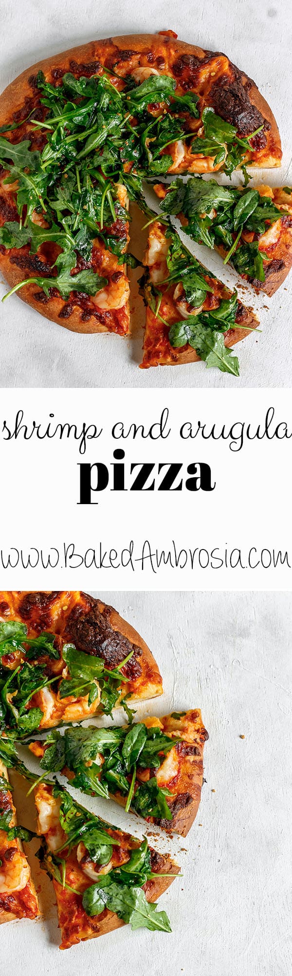 Shrimp and Arugula Pizza