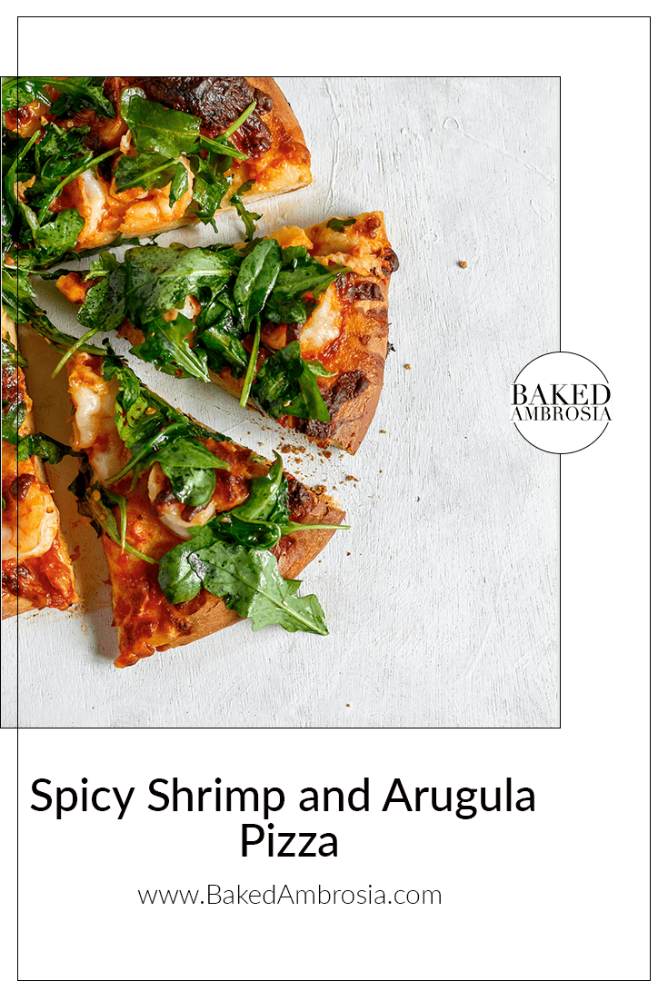 Spicy Shrimp and Arugula Pizza