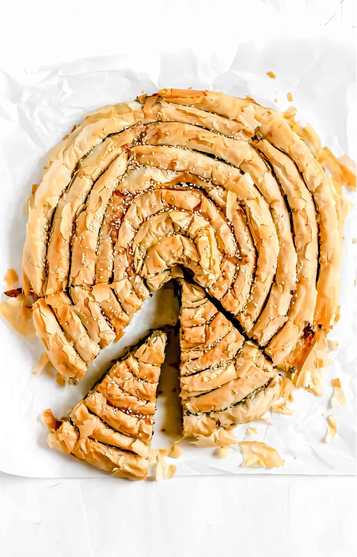 Spanakopita Recipe (Greek Spinach and Feta Pie) 