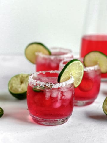 Skinny Jalapeño Watermelon Margaritas