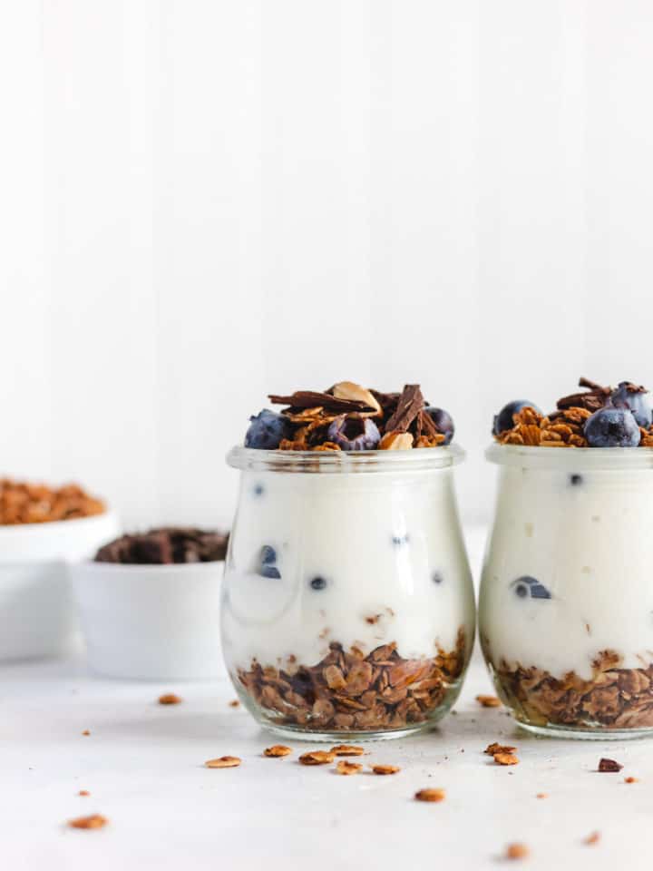 Almond Butter Greek Yogurt Parfait Baked Ambrosia