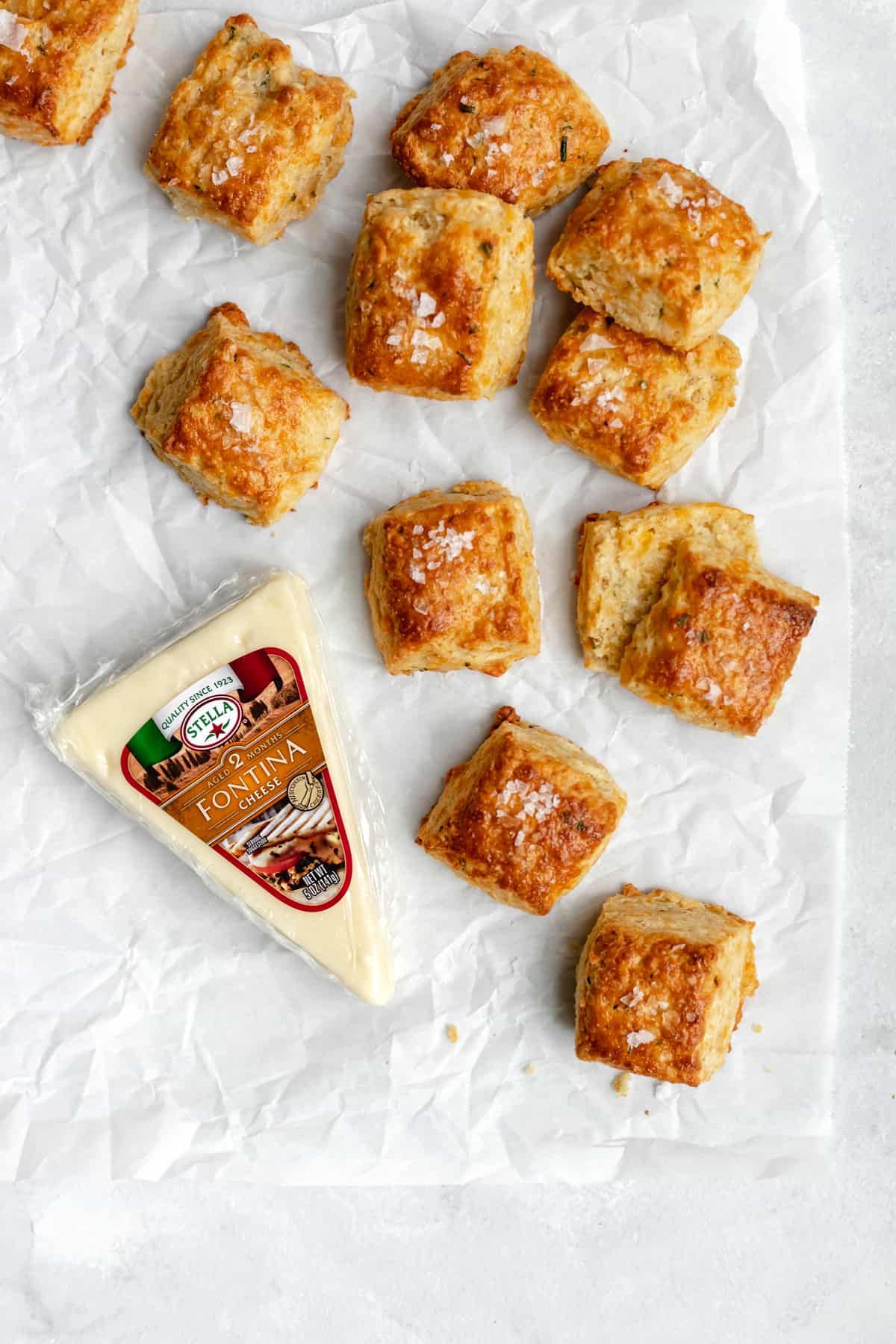 Fontina Chive Biscuits