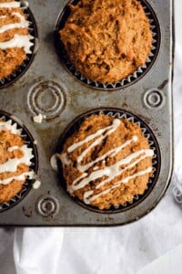 Healthy Whole Wheat Pumpkin Muffins