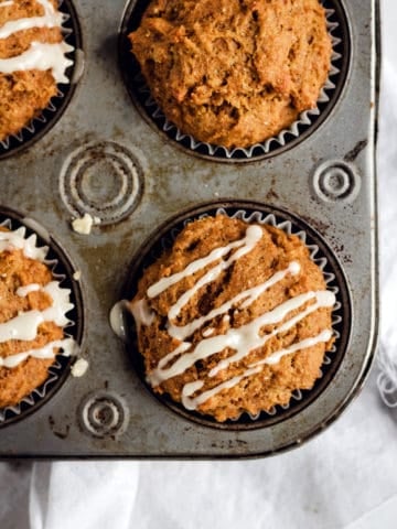 Healthy Whole Wheat Pumpkin Muffins