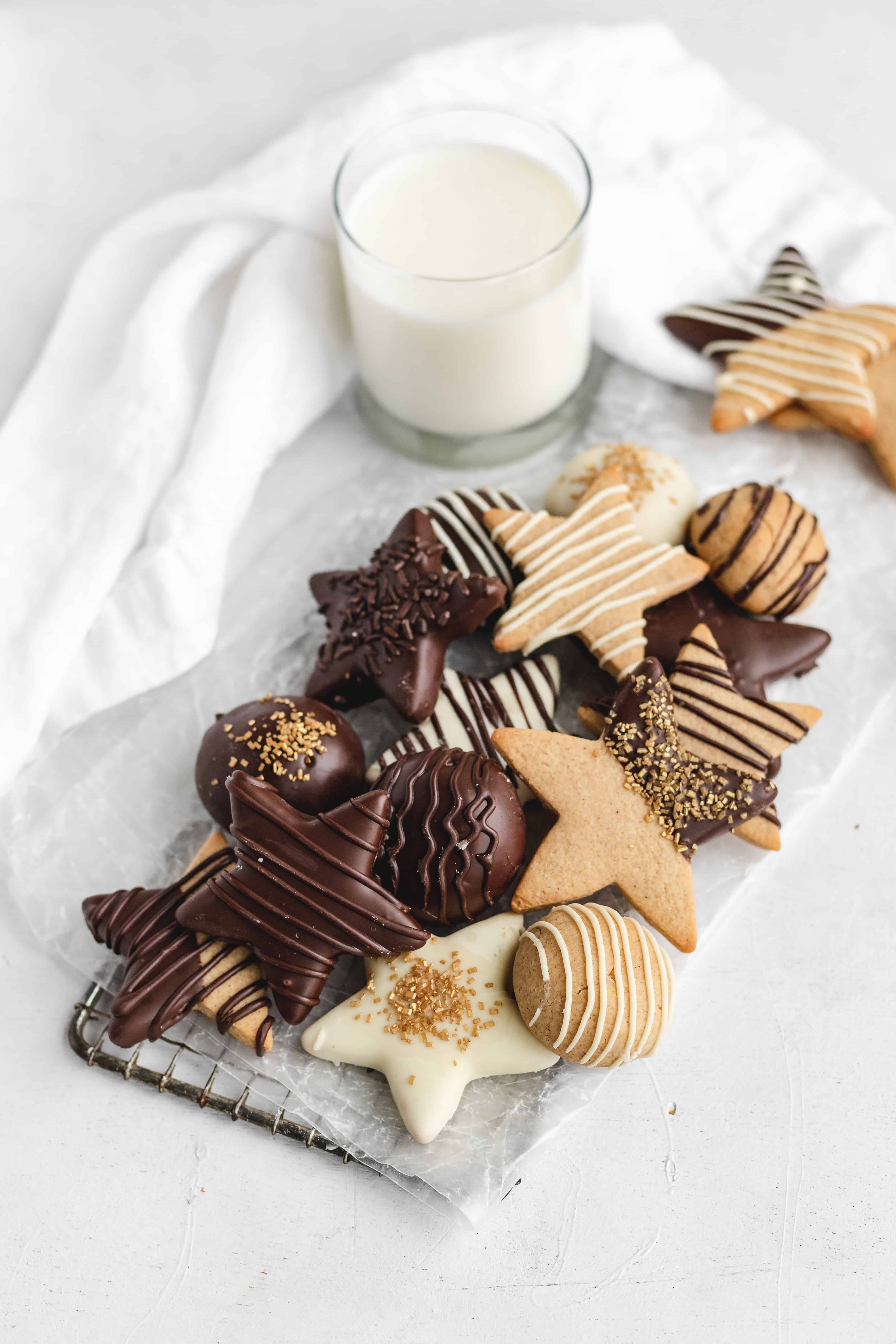 Chocolate Covered Gingerbread Cookies