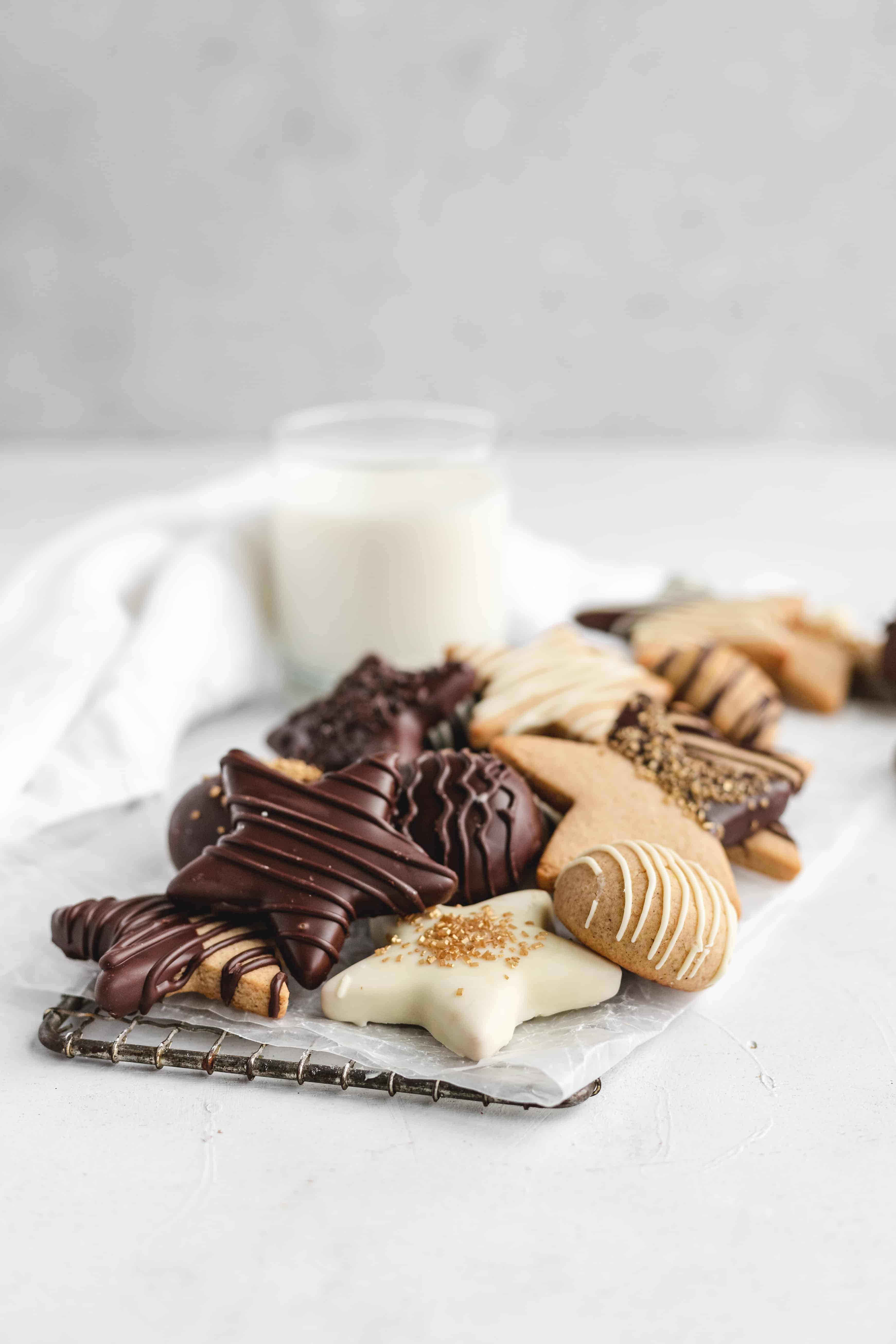 Chocolate Covered Gingerbread Cookies