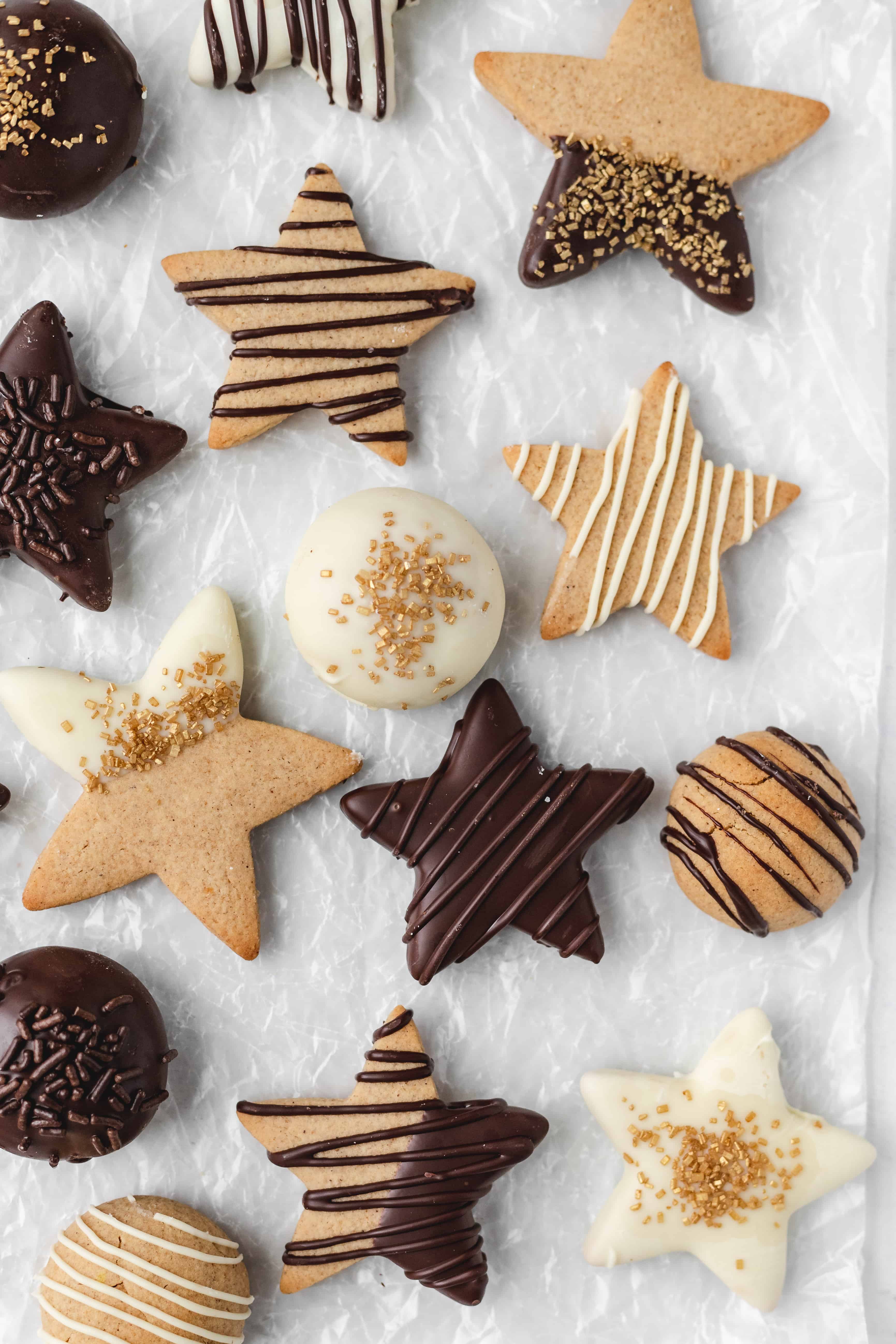 Chocolate Covered Gingerbread Cookies