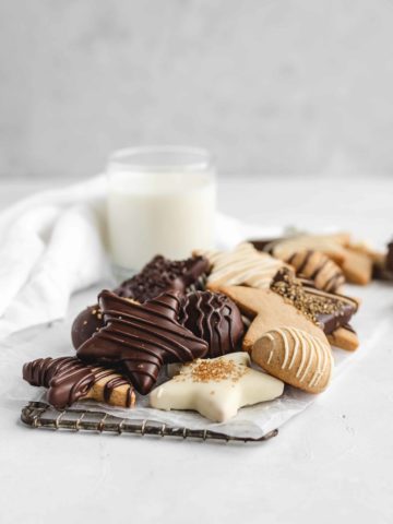 Chocolate Covered Gingerbread Cookies