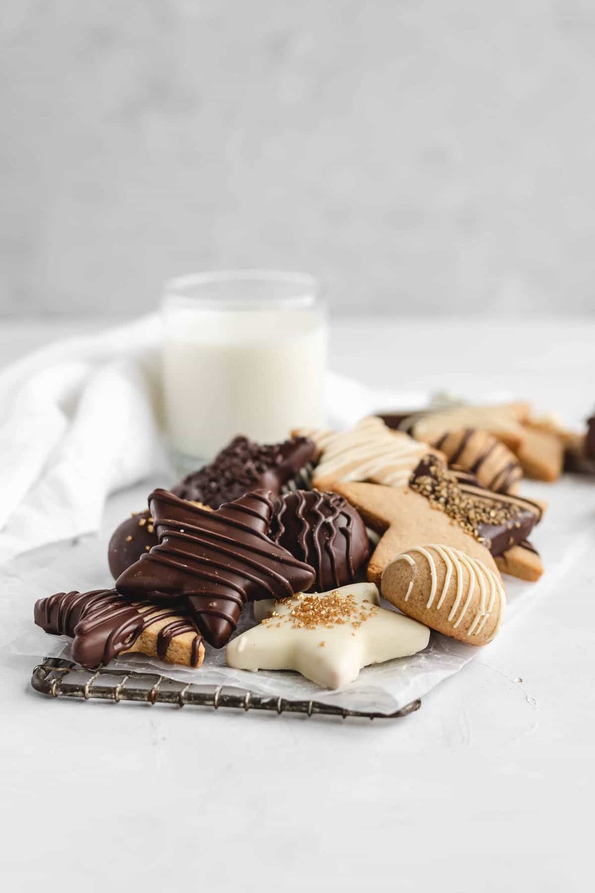 Chocolate Covered Gingerbread Cookies