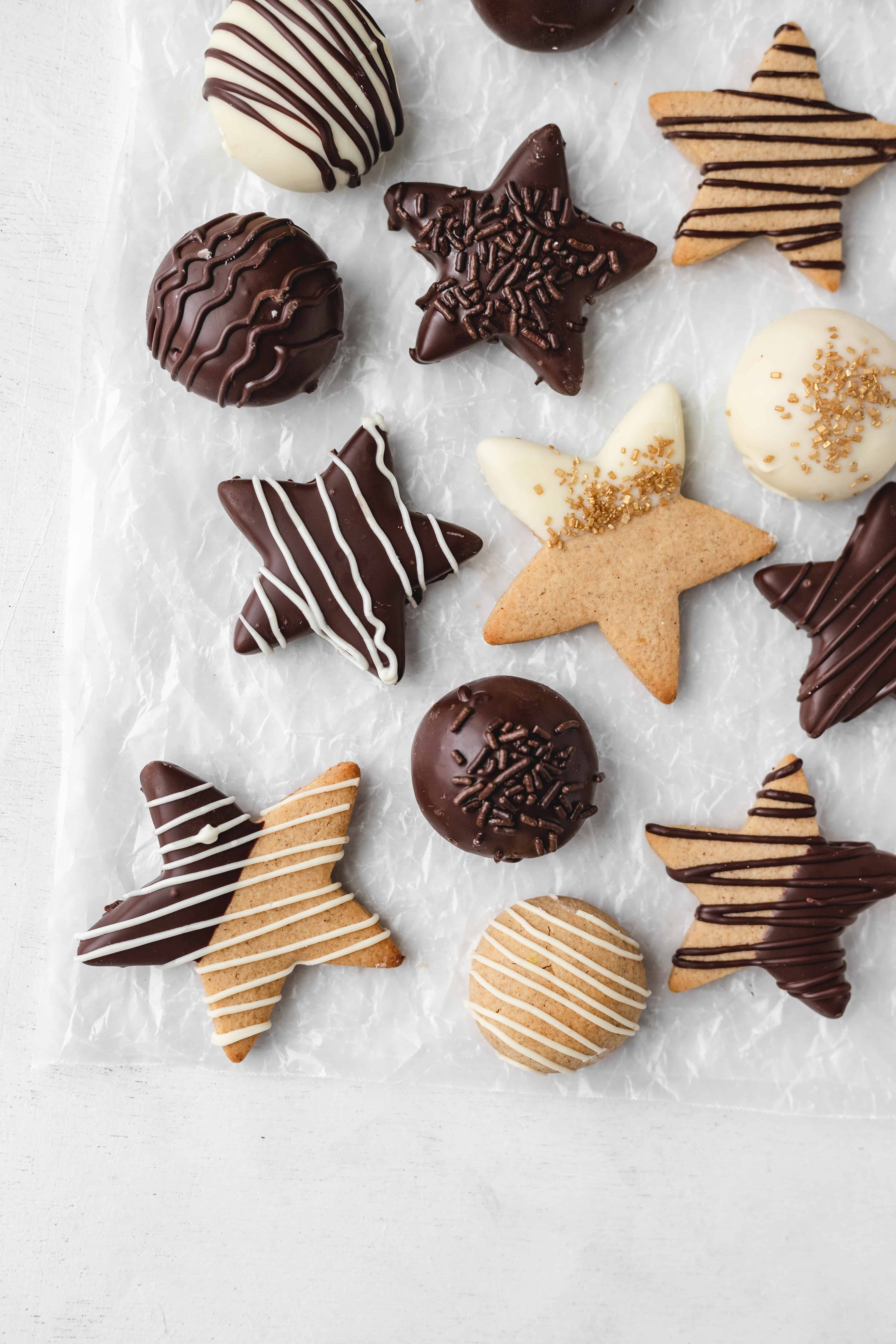 Chocolate Covered Gingerbread Cookies