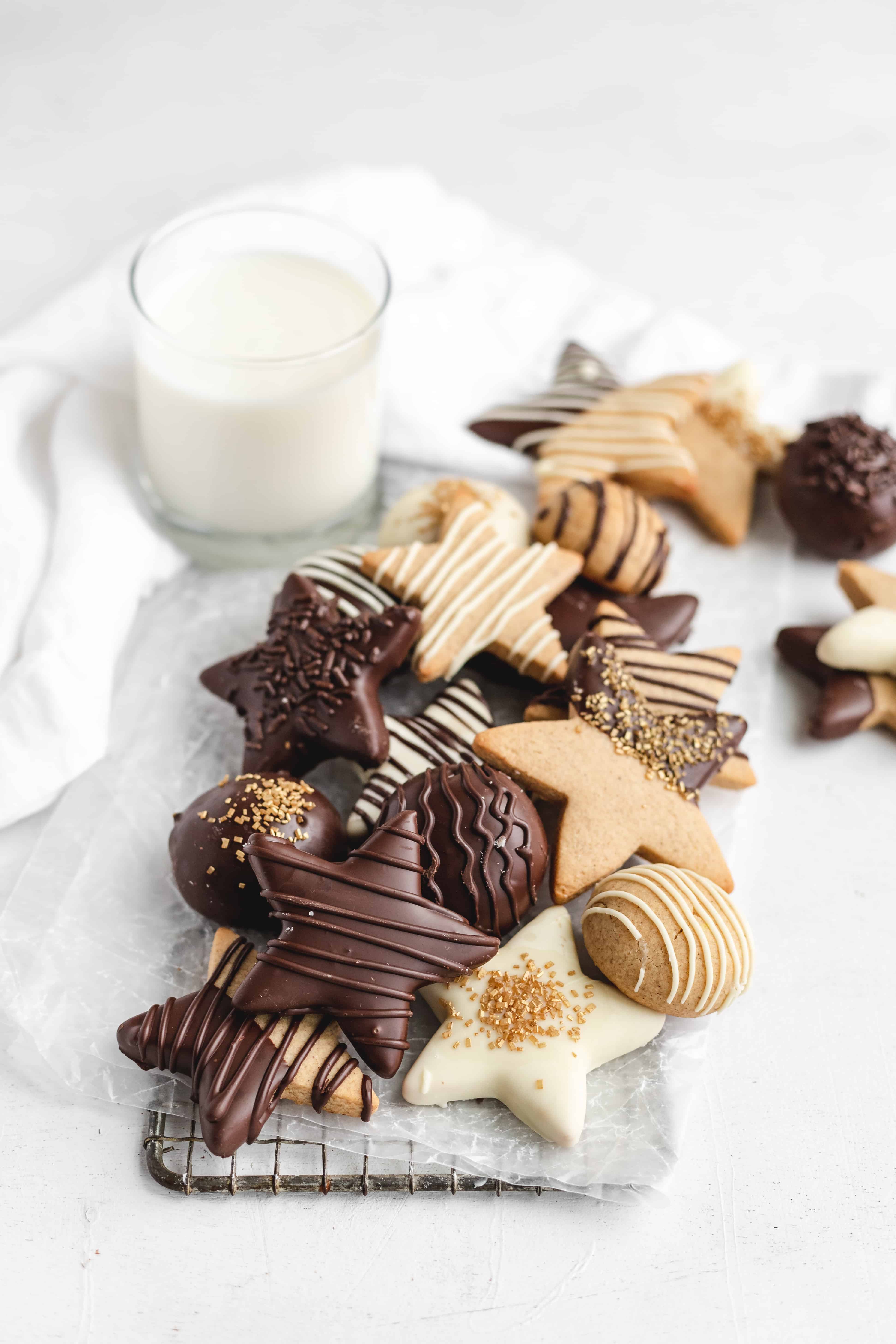 Chocolate Covered Gingerbread Cookies