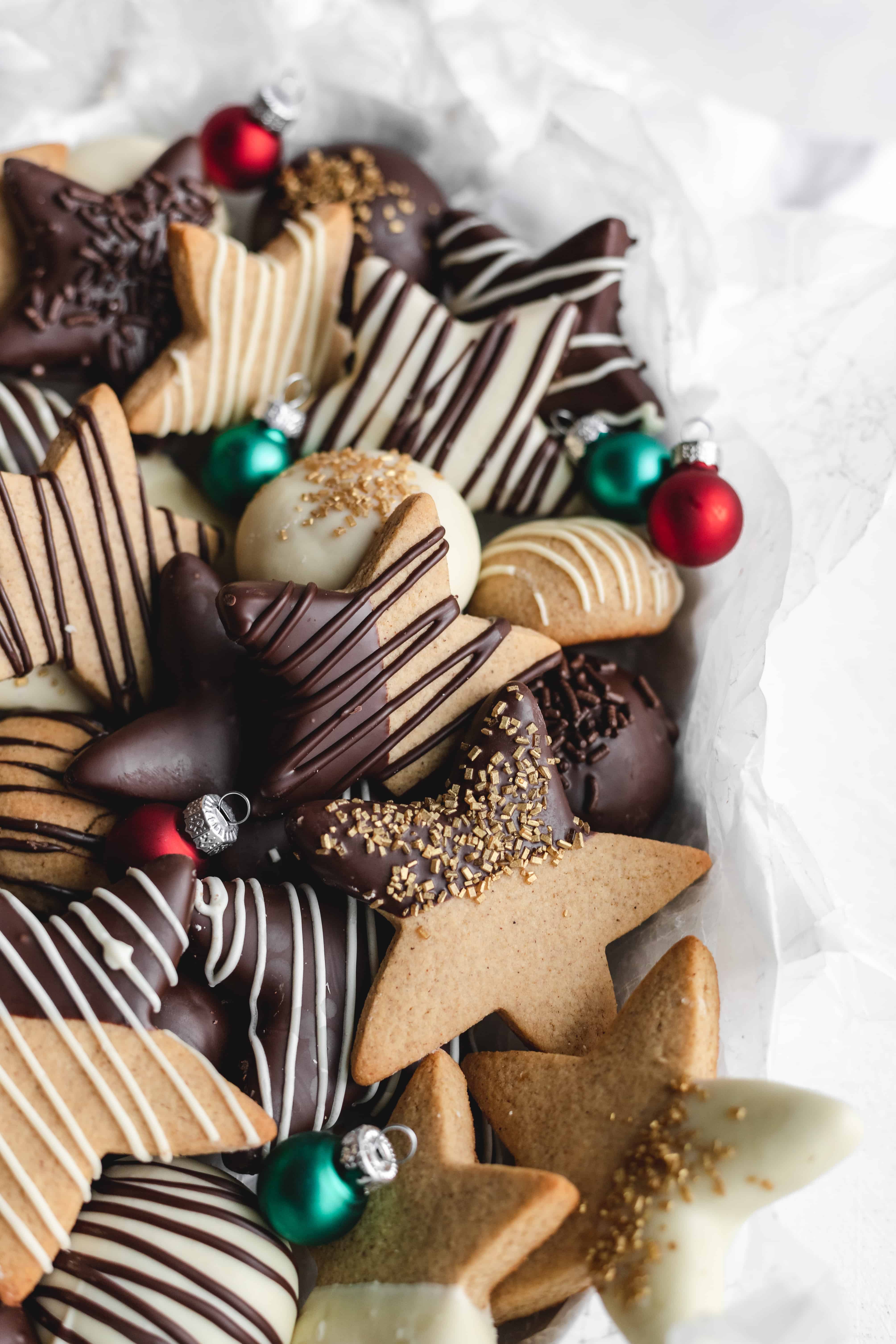 Chocolate Covered Gingerbread Cookies