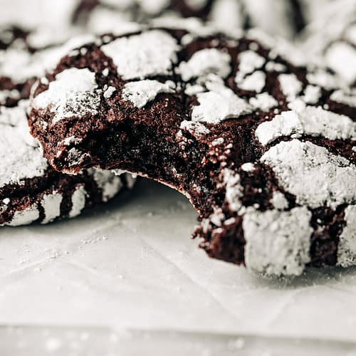 The Best Fudgy Chocolate Crinkle Cookies Recipe - Baked Ambrosia