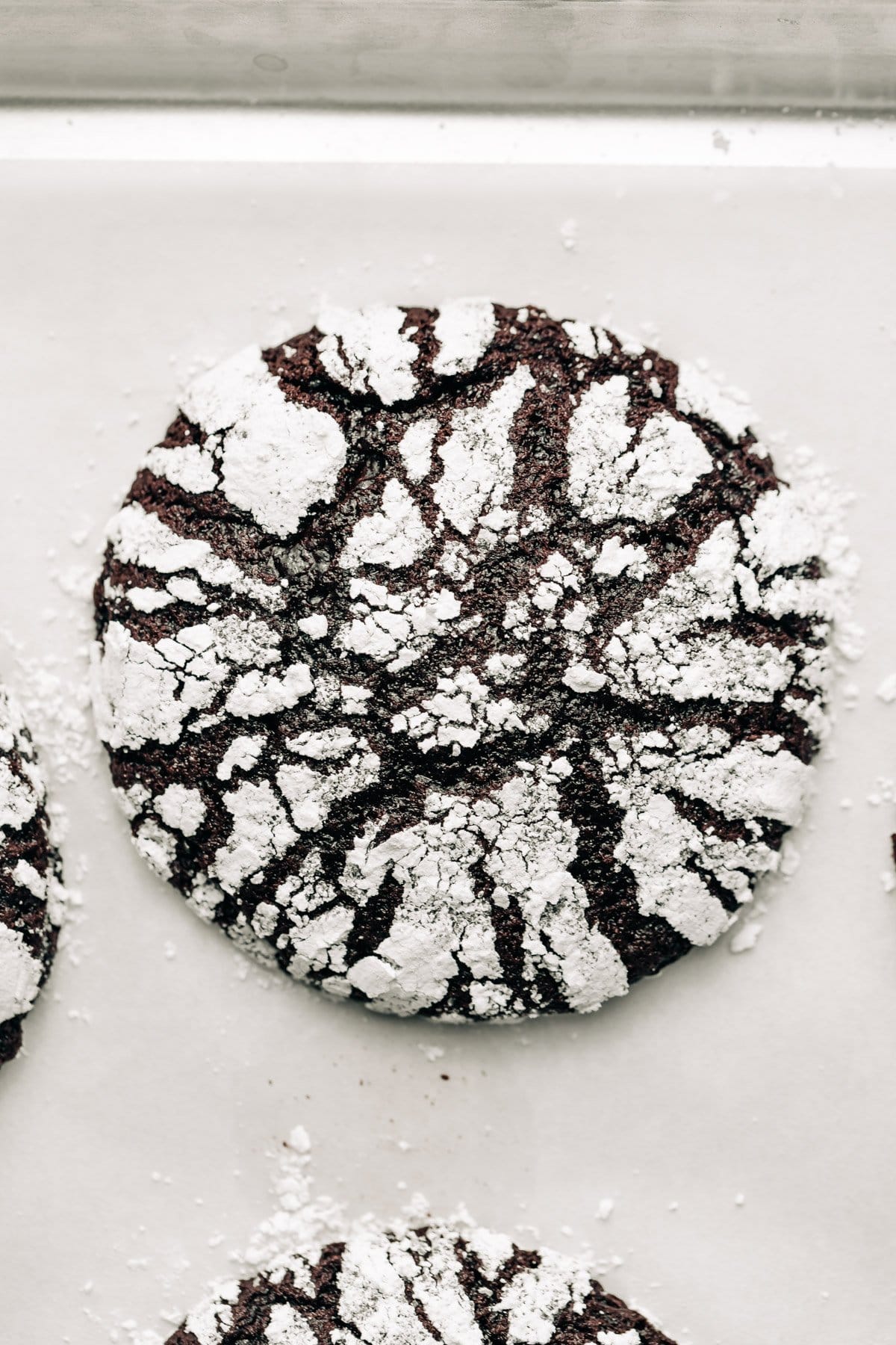 chocolate crinkle cookie.