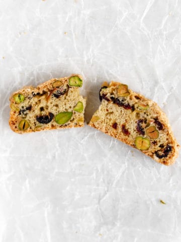 Cranberry Pistachio Biscotti