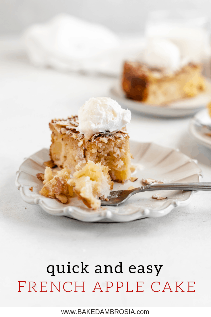 French Apple Cake