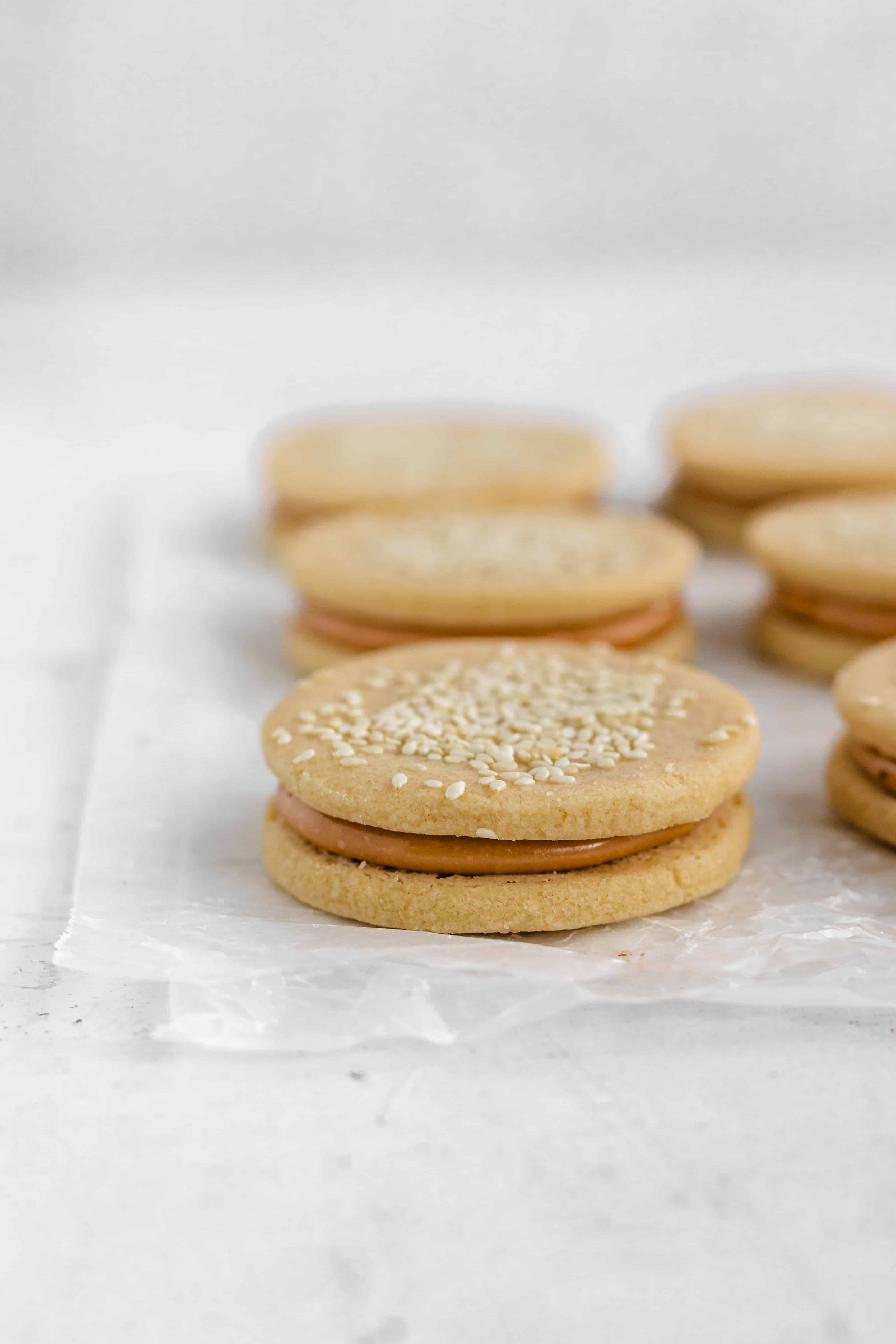 Caramel Cookies with Tahini